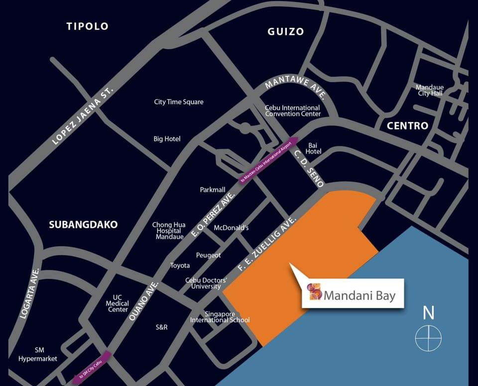 Mandani Bay Map